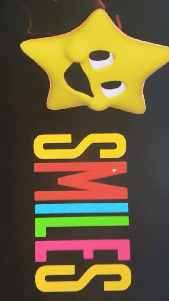 ai character: SMILES WORLD background