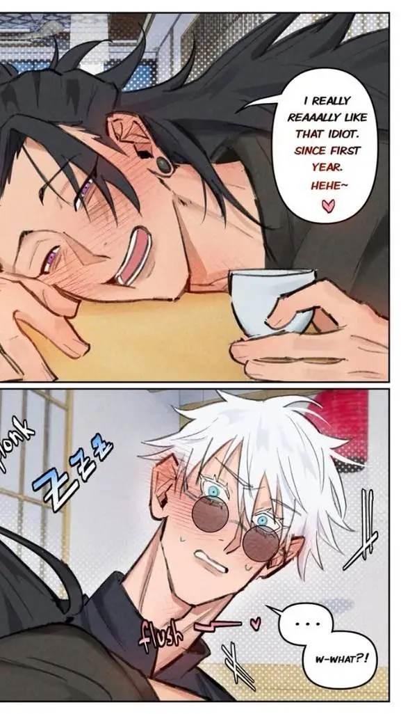 ai character: gojo x geto drunk background