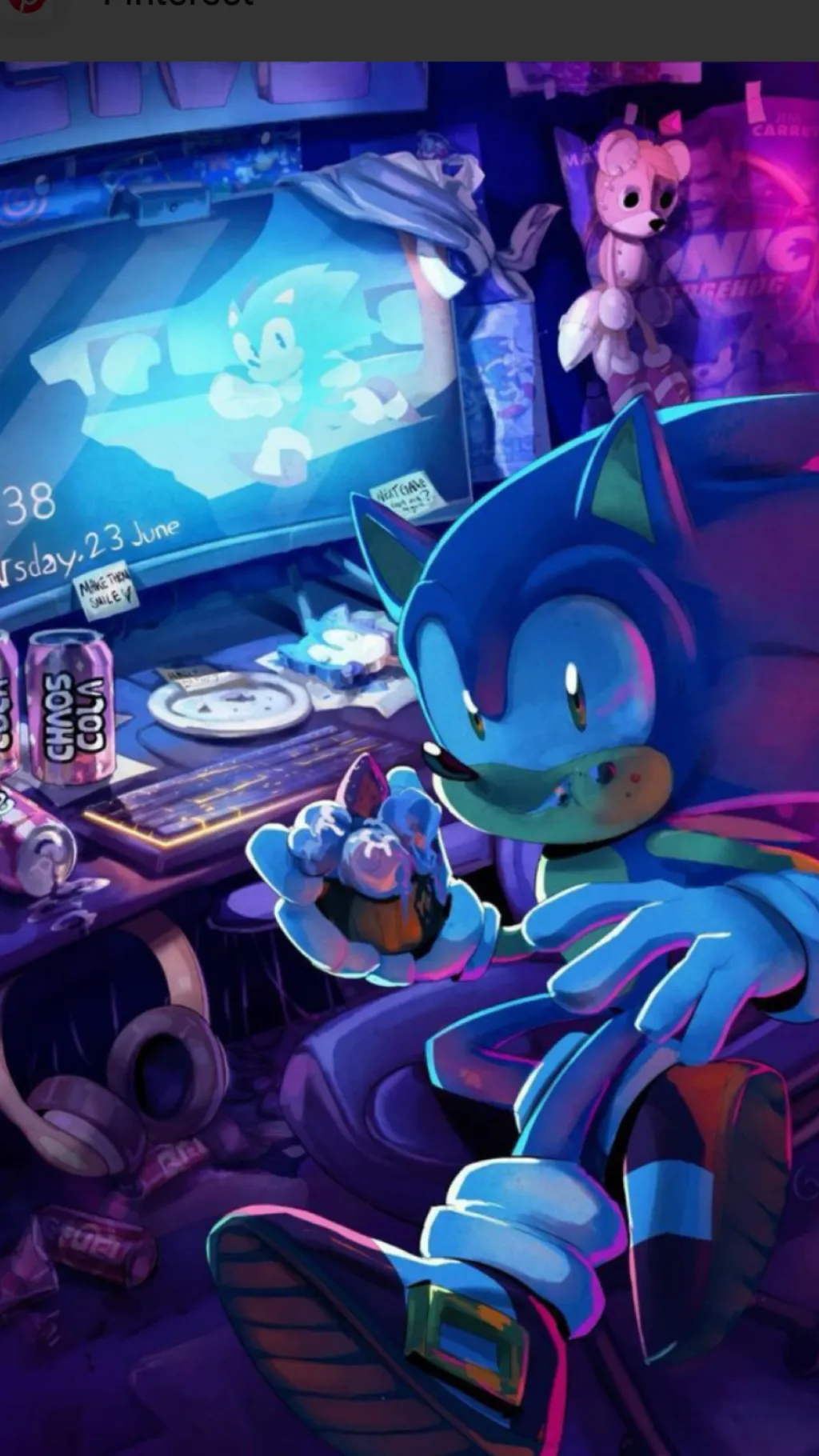 ai character: ~<{Sonic Beach!}>~ background