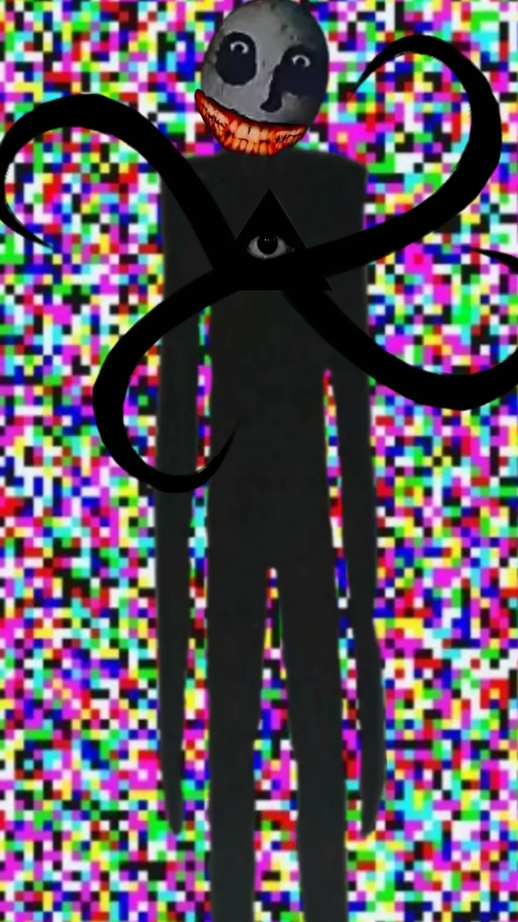 ai character: MONSTER UNKNOWN background