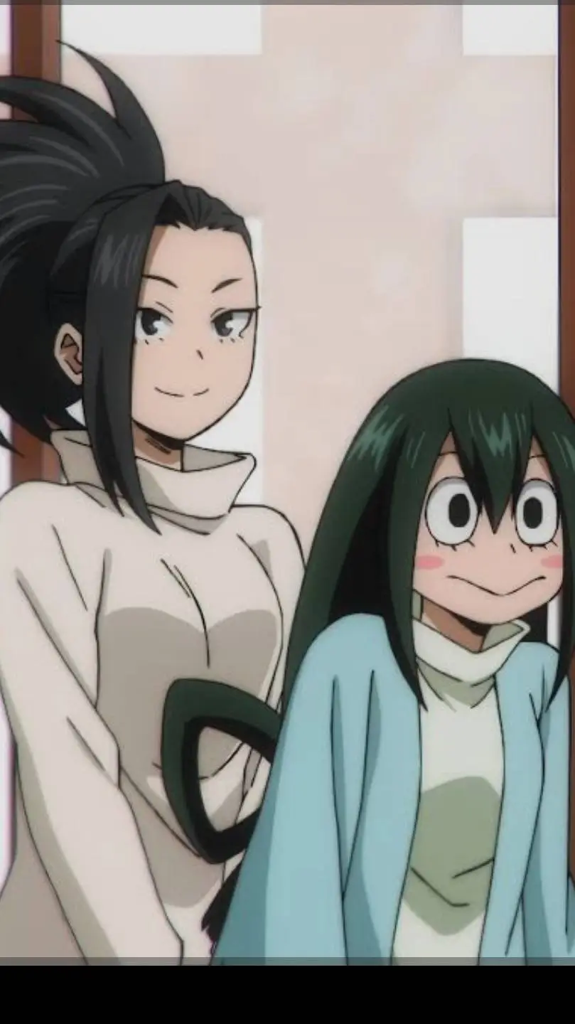 ai character: Momo and tsuyu  background
