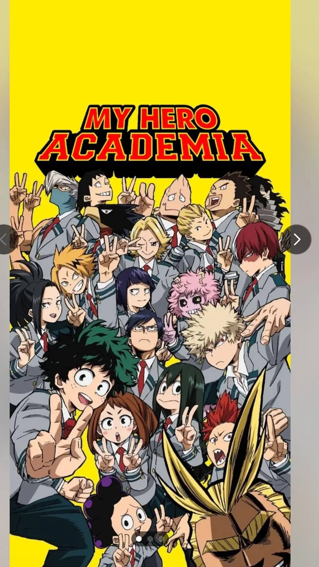 ai character: mha game call background