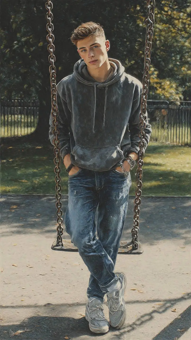 ai character: Ethan😍 background