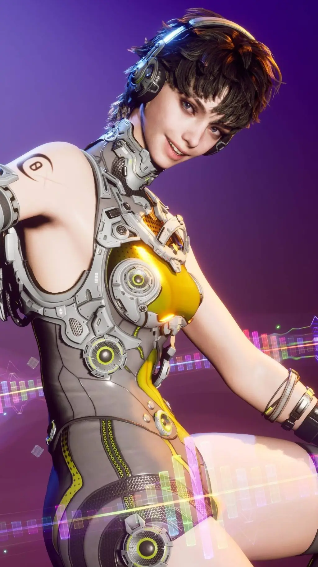 ai character: Luna background