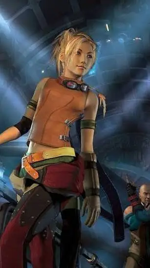 ai character: Rikku  background
