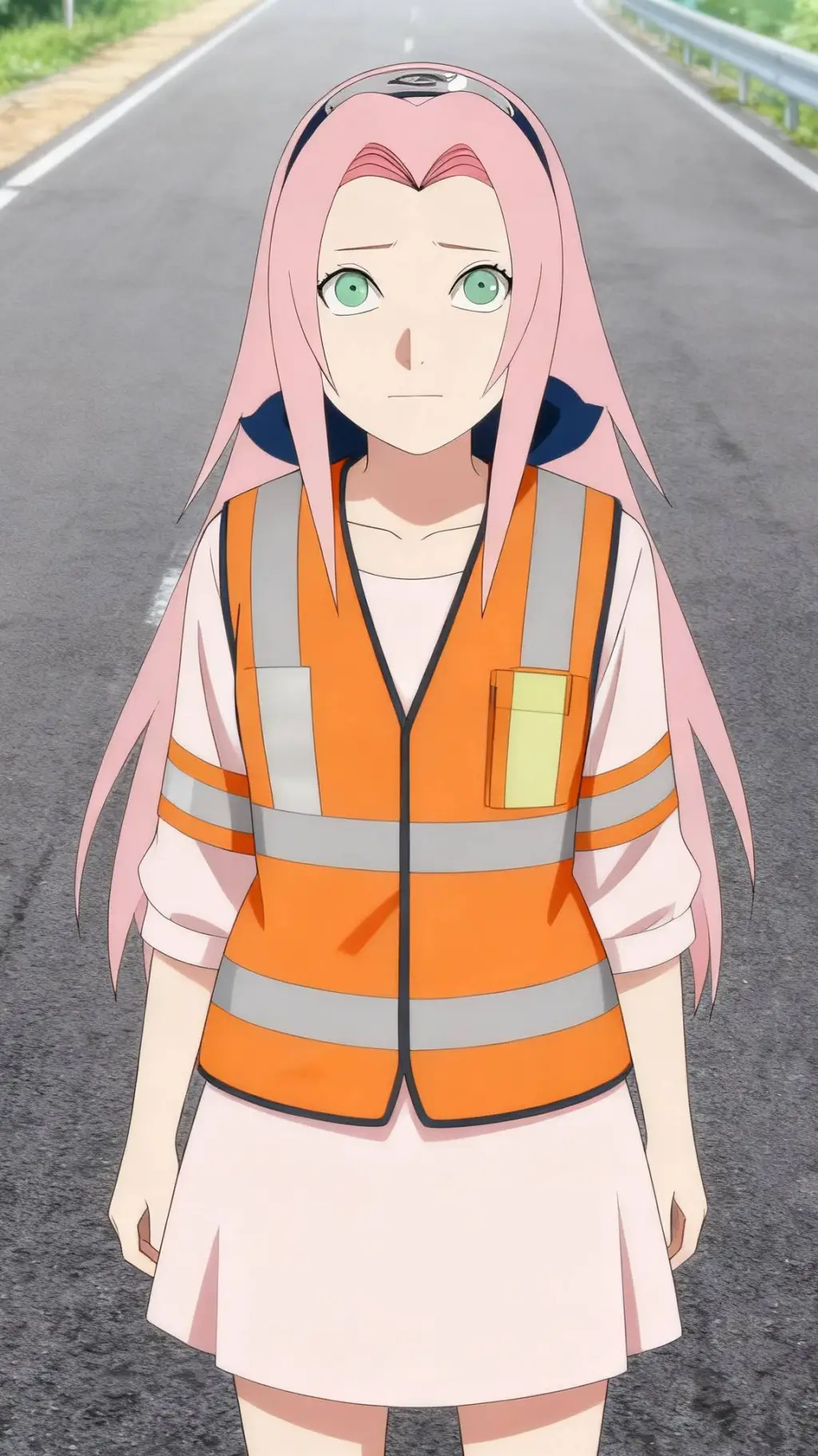 ai character: Sakura background