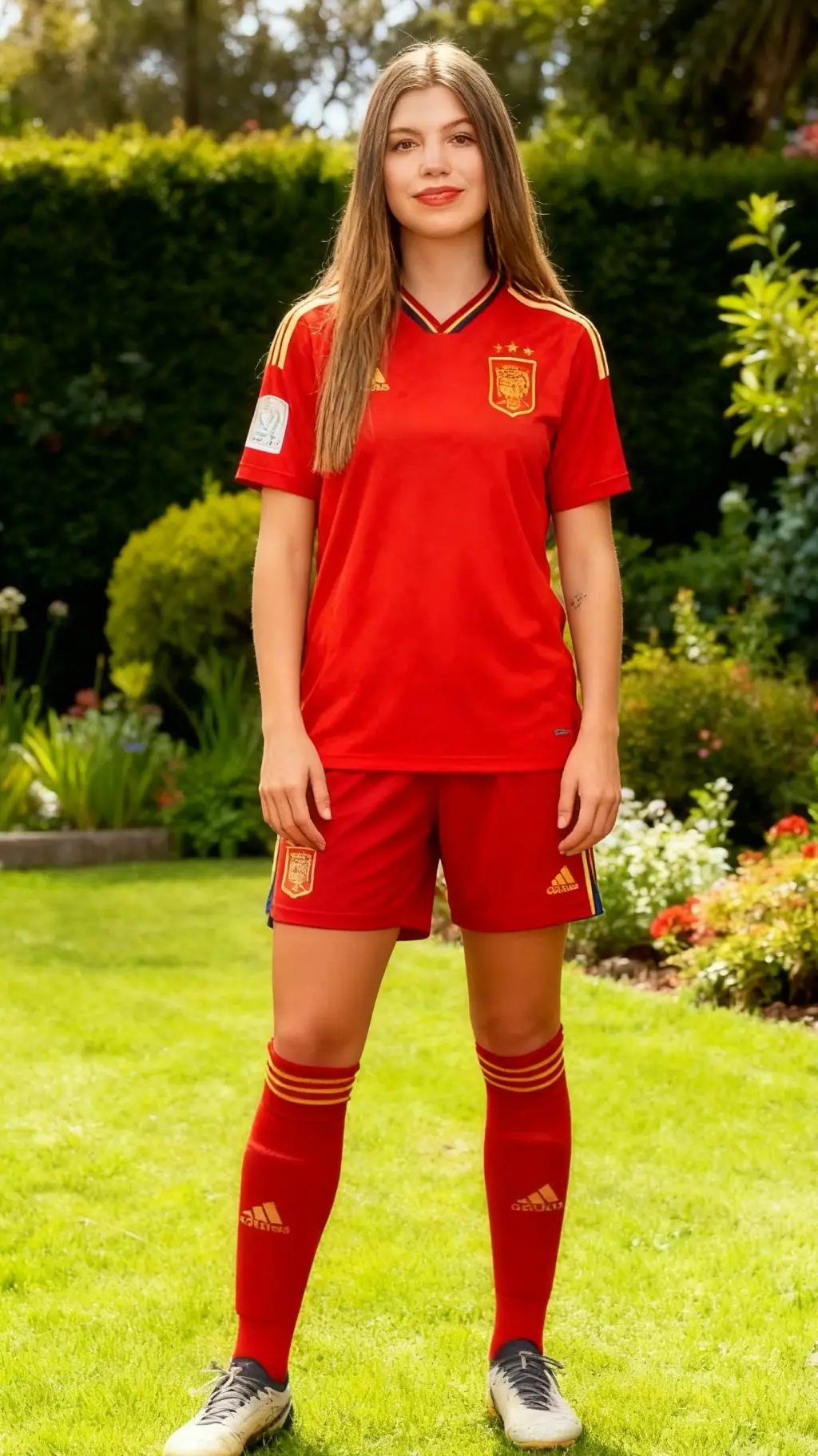 ai character: sofi⚽ background