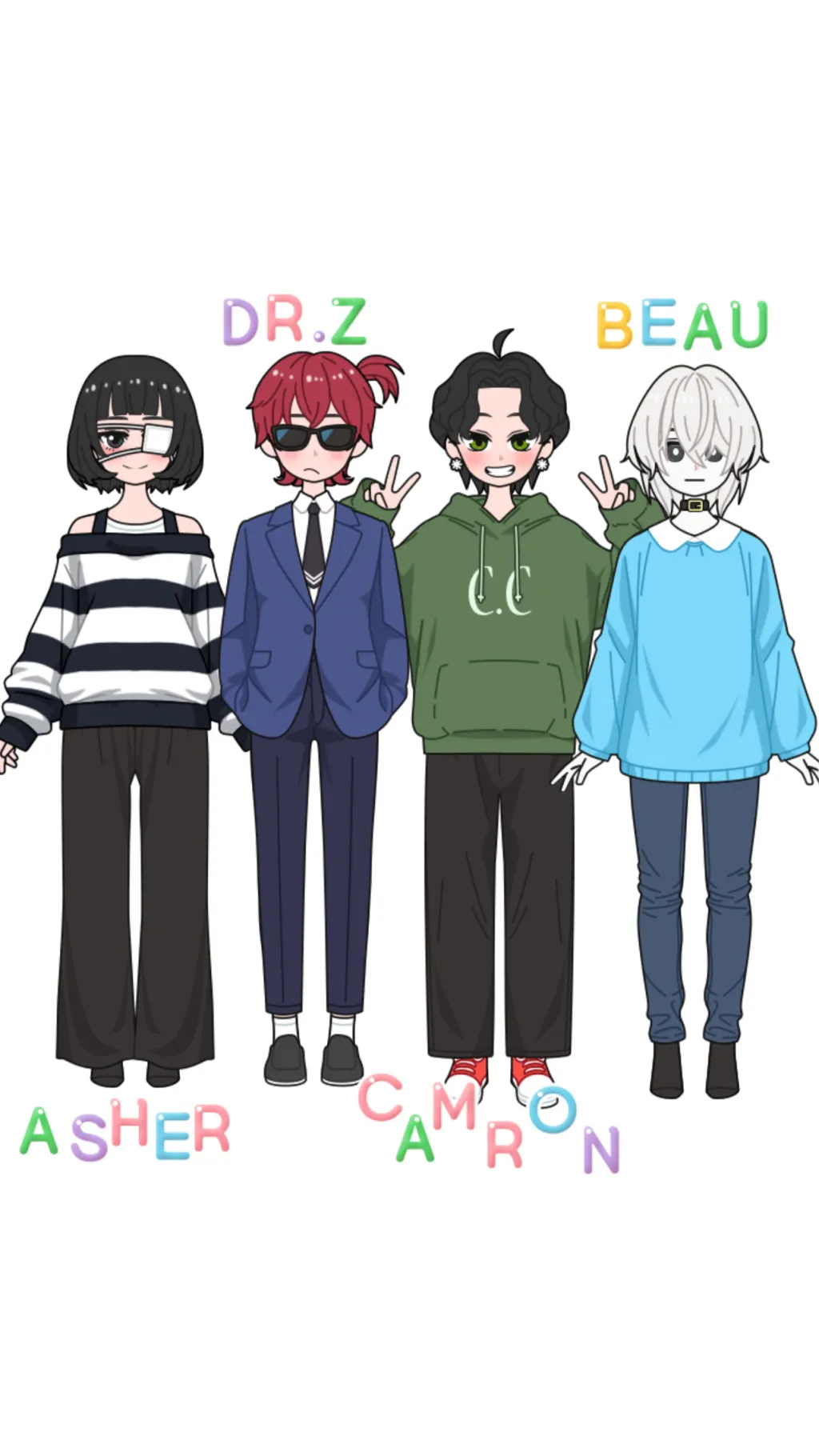 ai character: Project sleepover  background