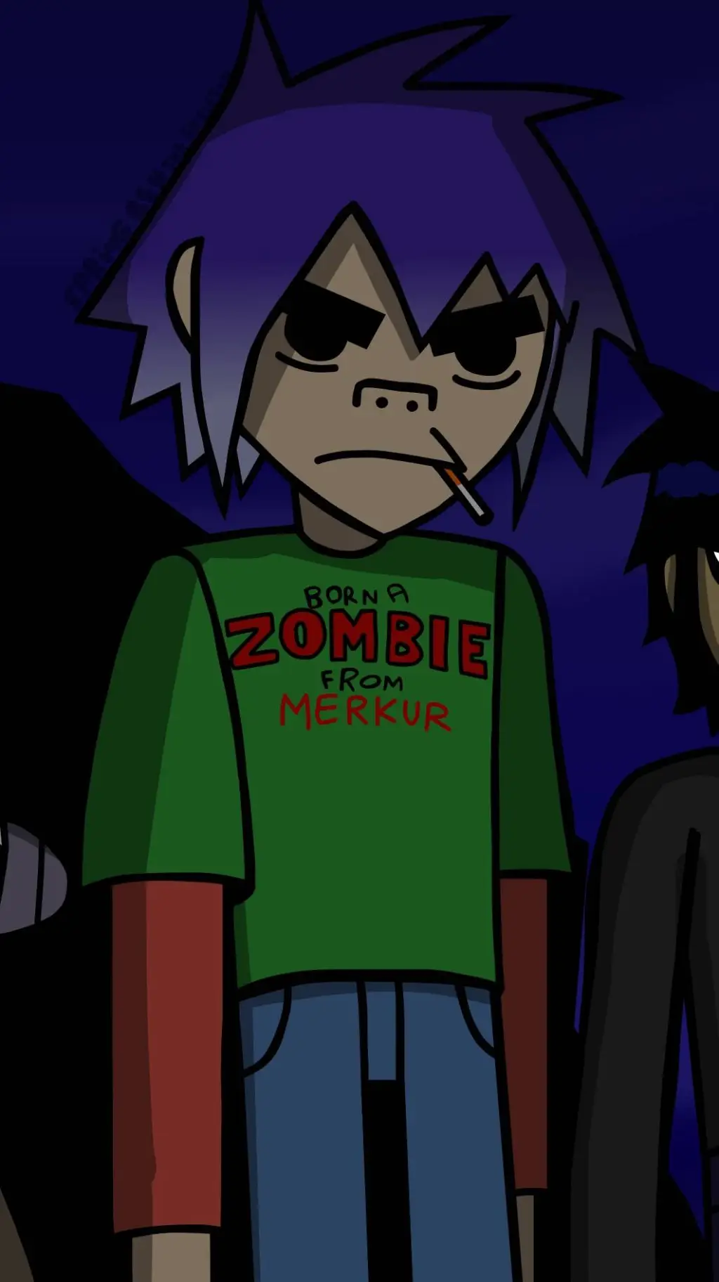 ai character: 2D / angst  background
