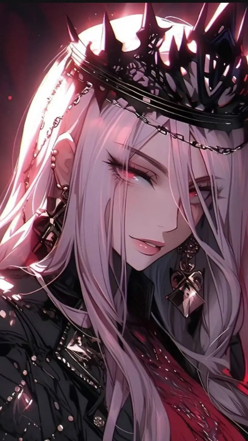 ai character: vampire queen  background