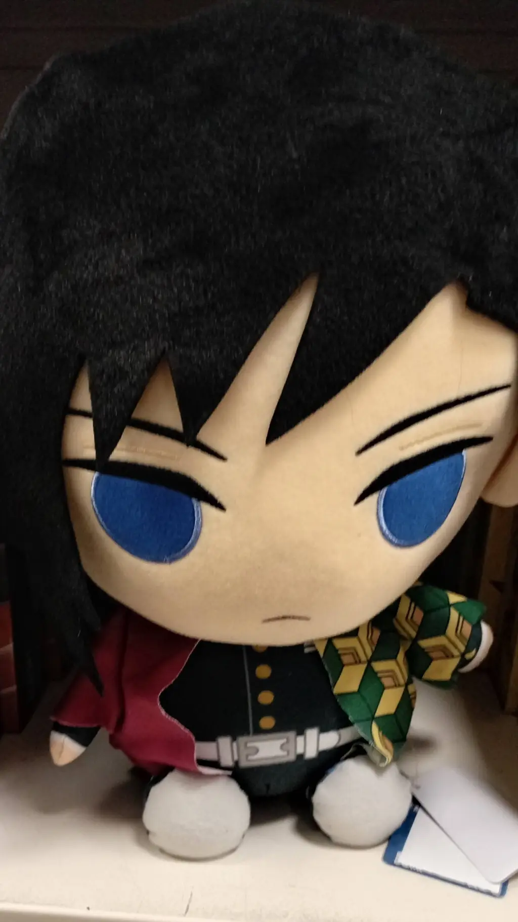ai character: Giyu plushie background