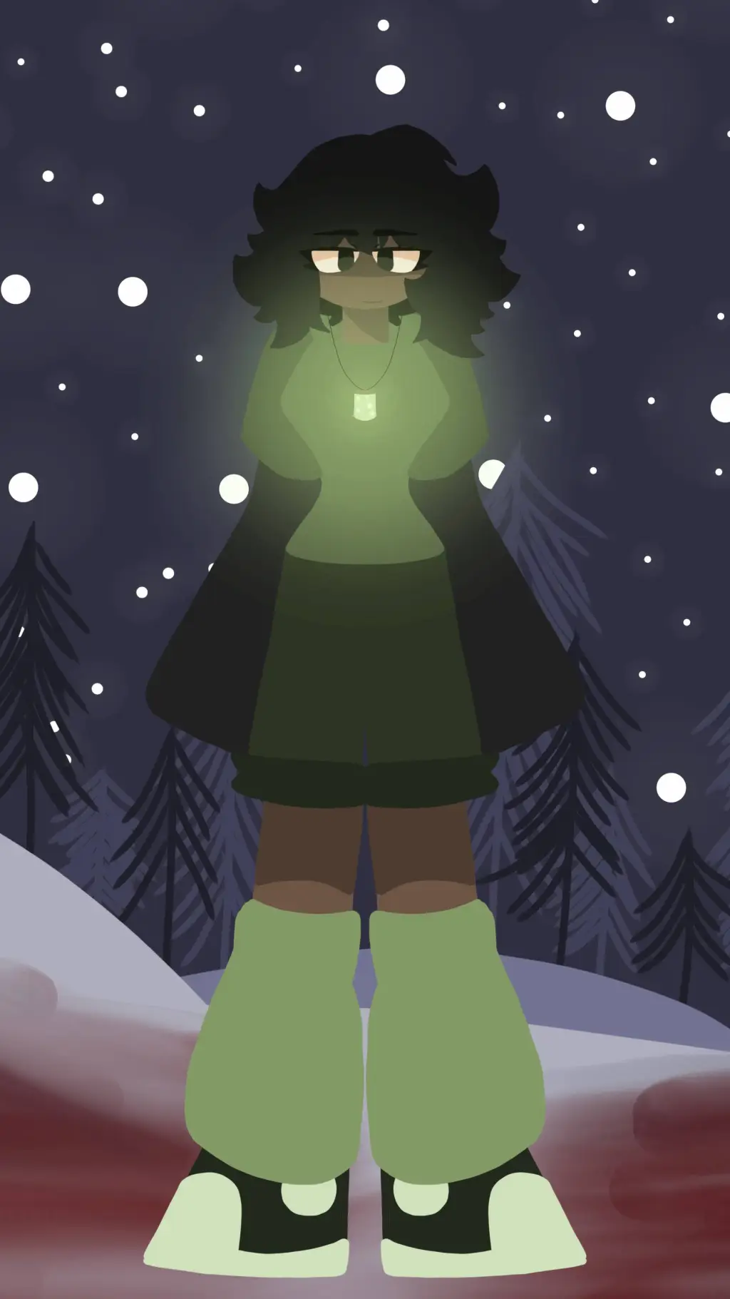 ai character: Polinaria background