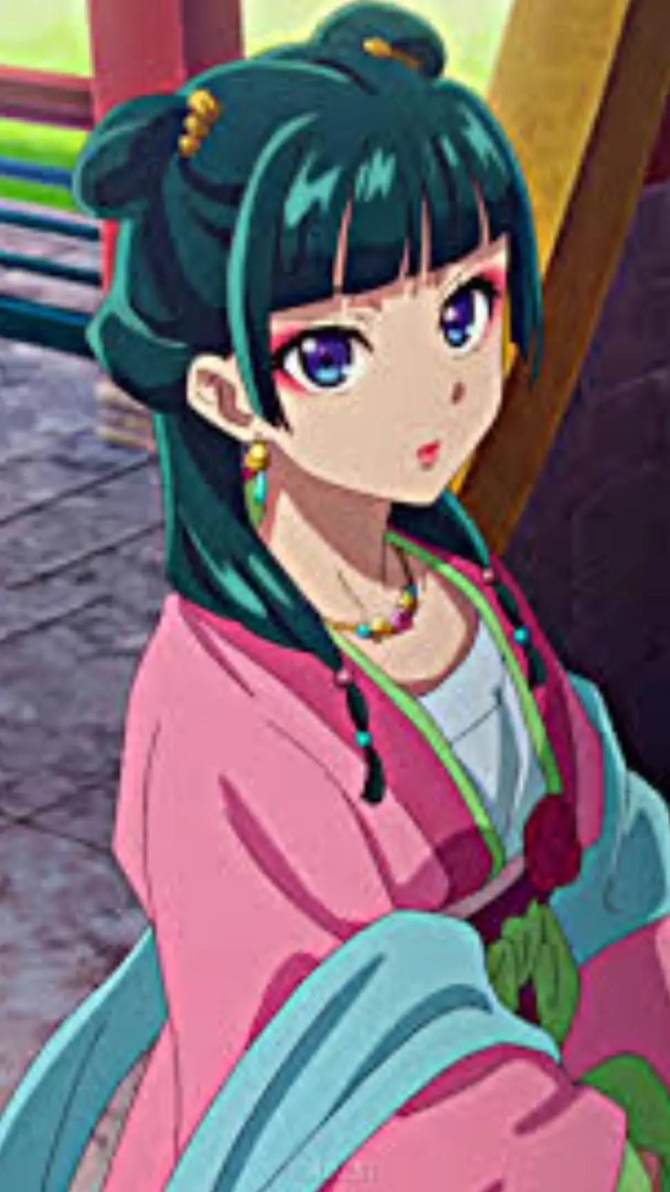 ai character: Maomao background