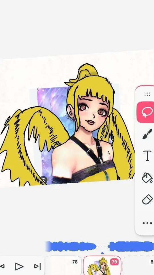ai character: chickengodl  background