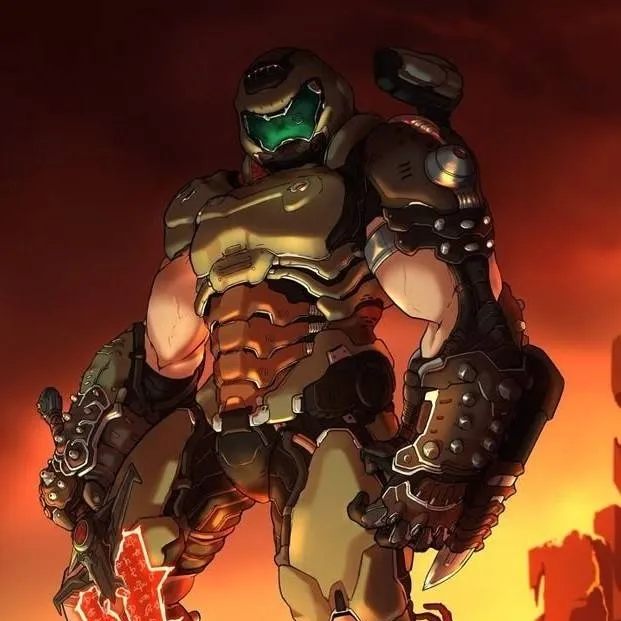 chat with ai character: Doom guy