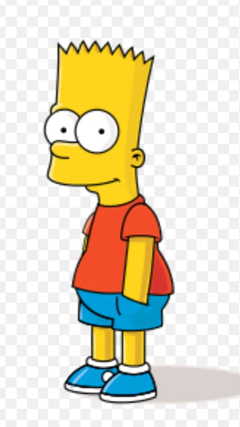 ai character: Bart Simpson background