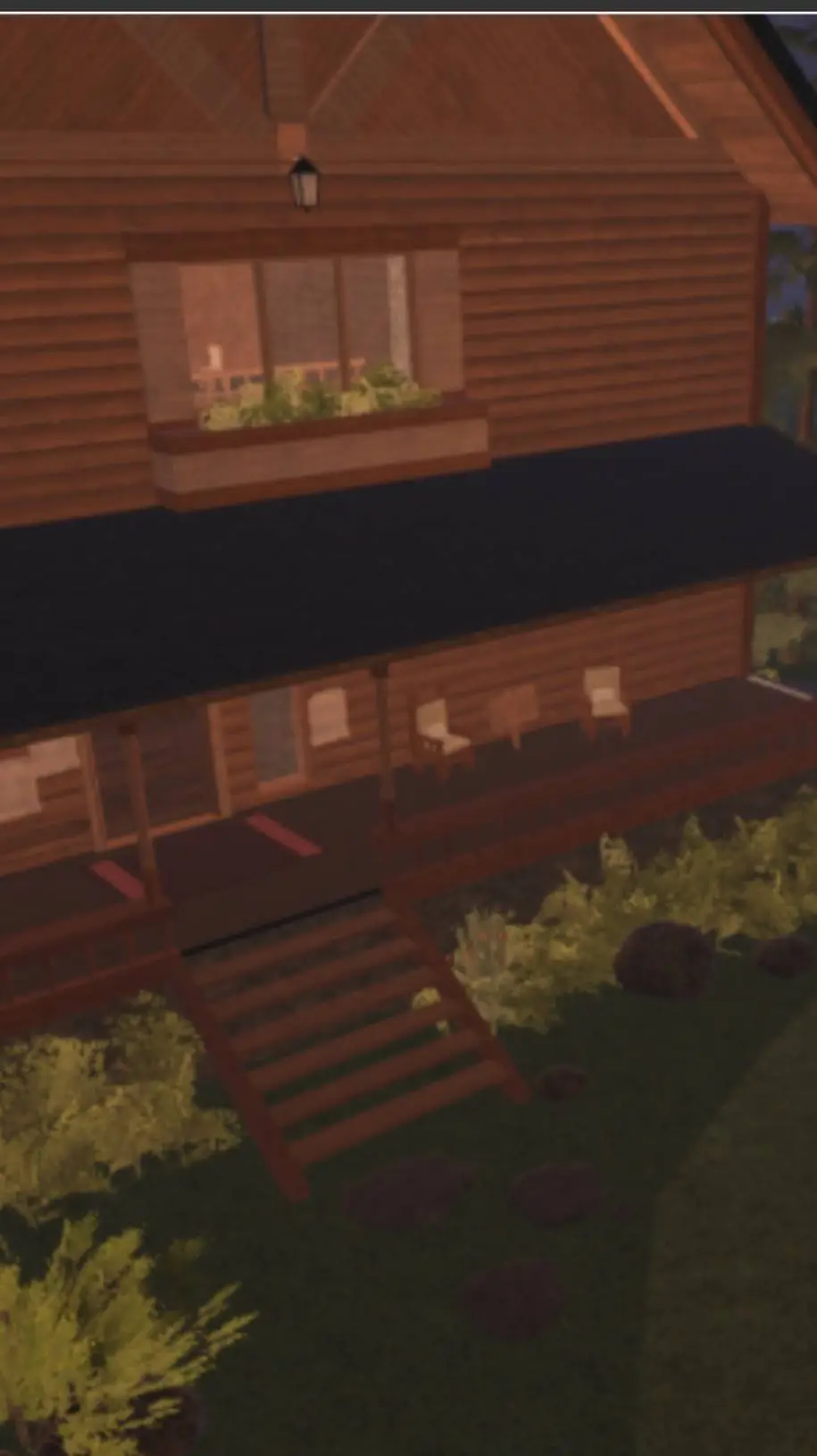 ai character: FORSAKEN CABIN background