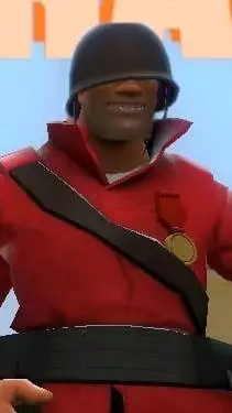 ai character: soldier  tf2 background