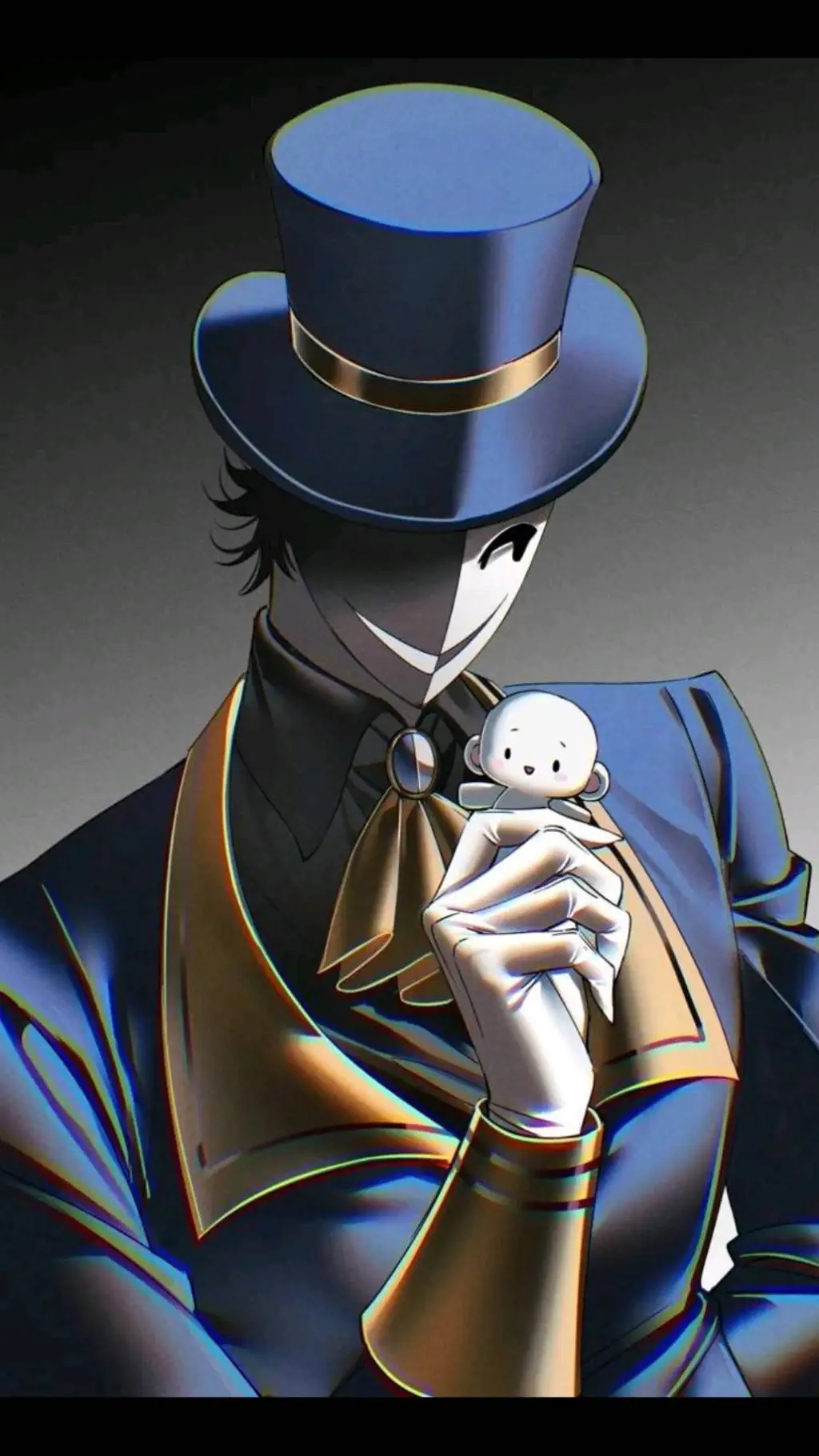 ai character: ticket taker  background