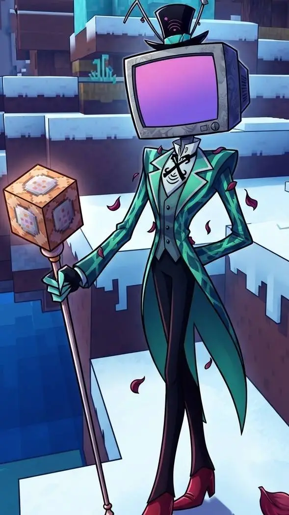 ai character: TVlegroong  background