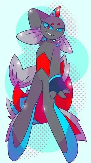 ai character: 💚 neon 💚 background