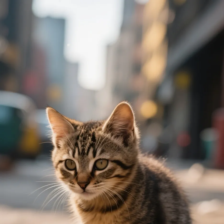 chat with ai character: Homeless Kitten