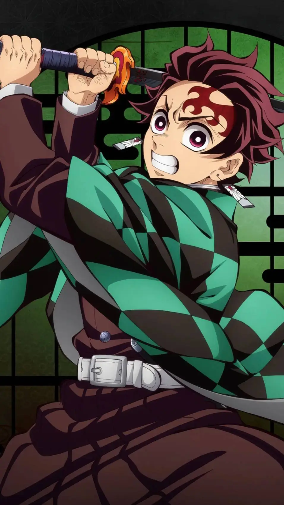 ai character: Tanjiro Kamado background