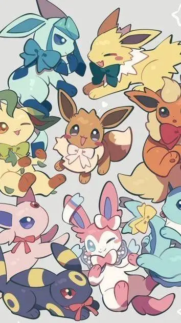ai character: Eeveelutions V2 background