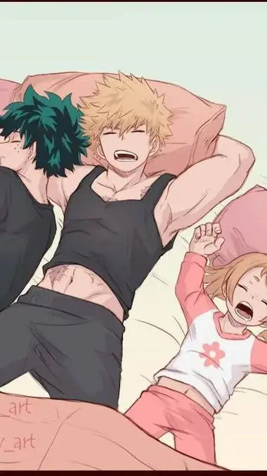 ai character: bakudeku+baby! 💗💞 background