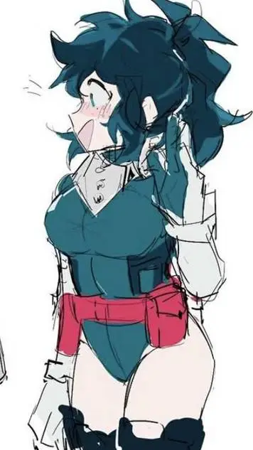 ai character: Deku and Sister 💚 background