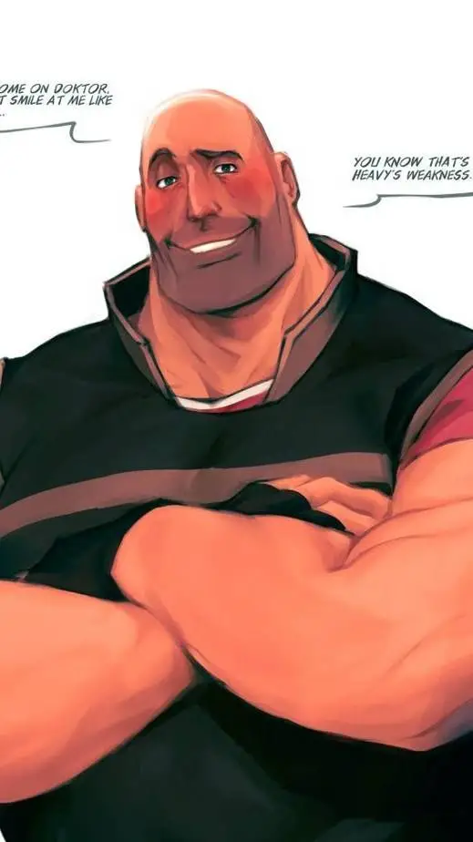 ai character: TF2 Tsundere Heavy background
