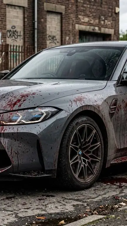 ai character: scary BMW  background