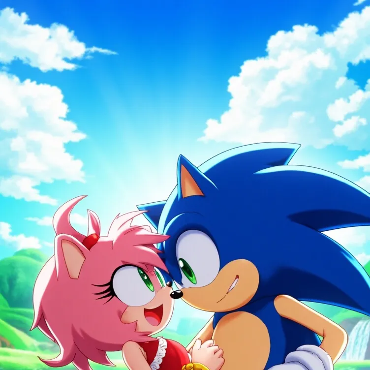 chat with ai character: Sonic x amy