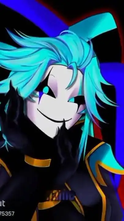 ai character: blued background