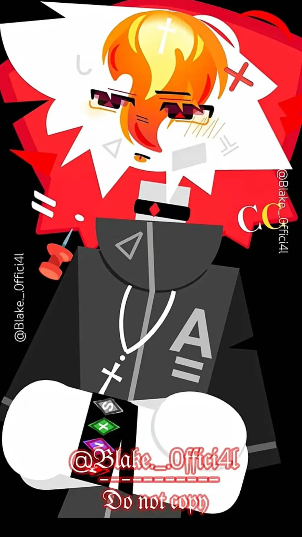 ai character: 🔥Blake💥 background