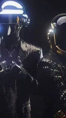 ai character: Daft Punk background