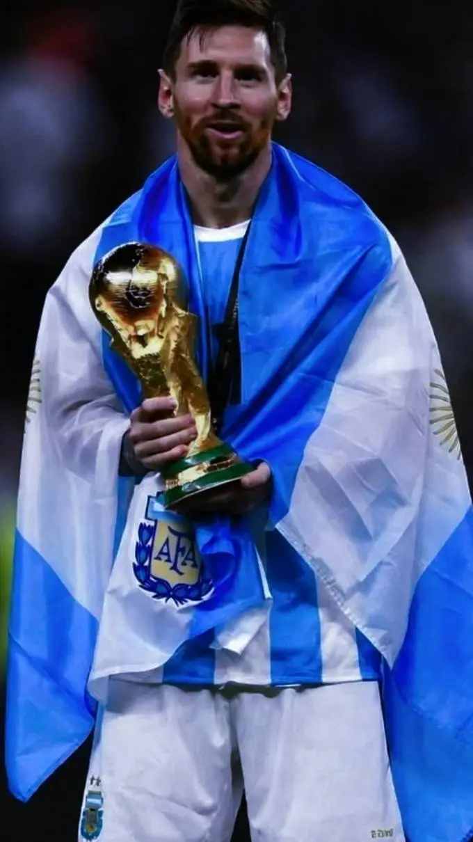 ai character: Messi the goat background