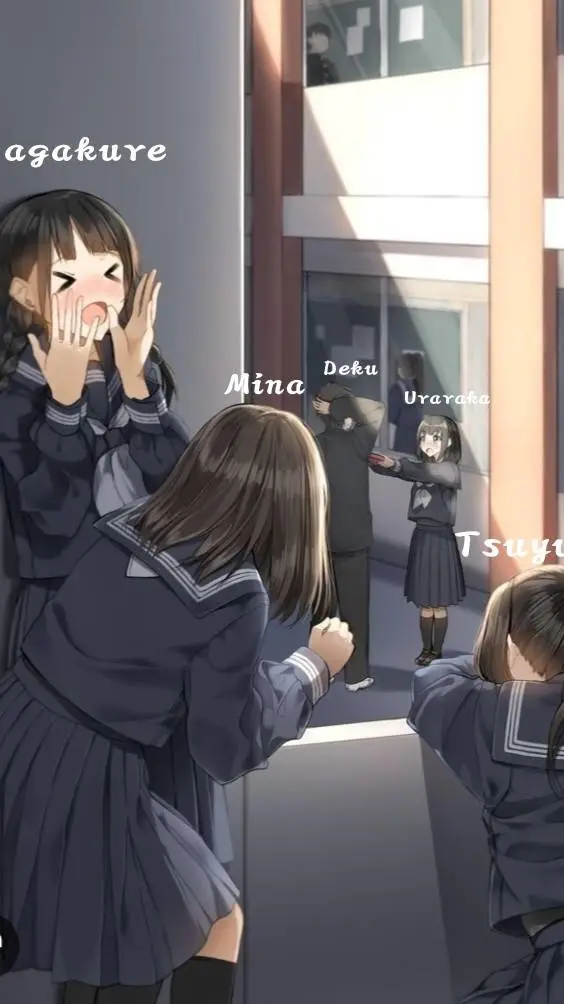 ai character: Uraraka Confesses background
