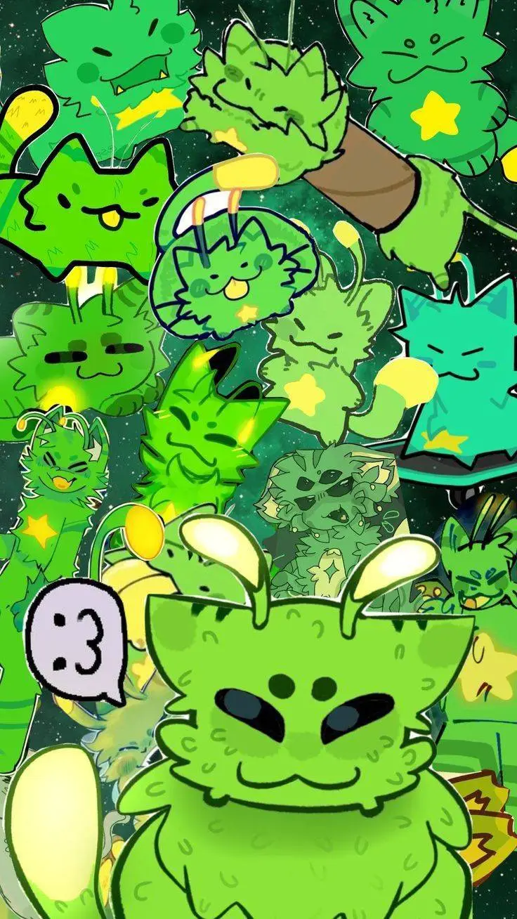 ai character: gato alien background