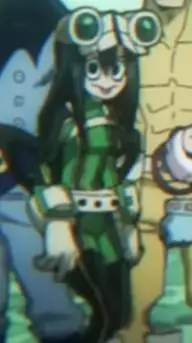 ai character: tsuyu asui background