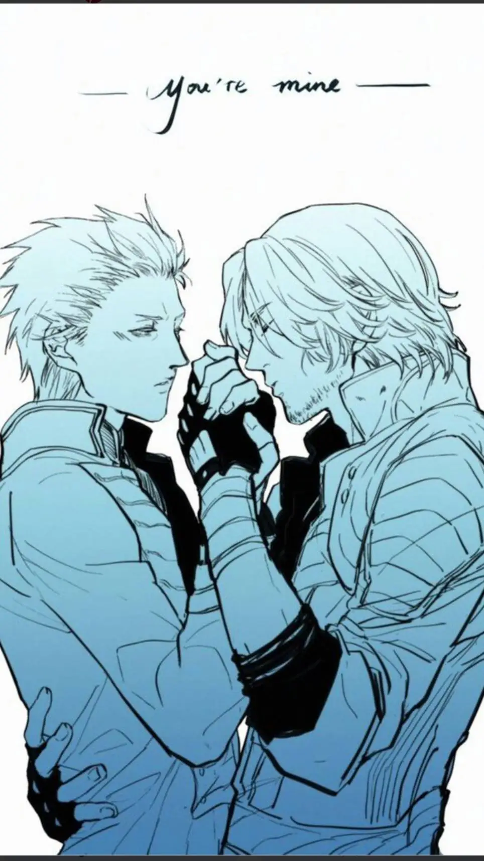 ai character: Vergil x Dante background