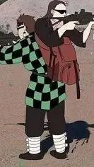 ai character: Tanjiro y Nezuko background