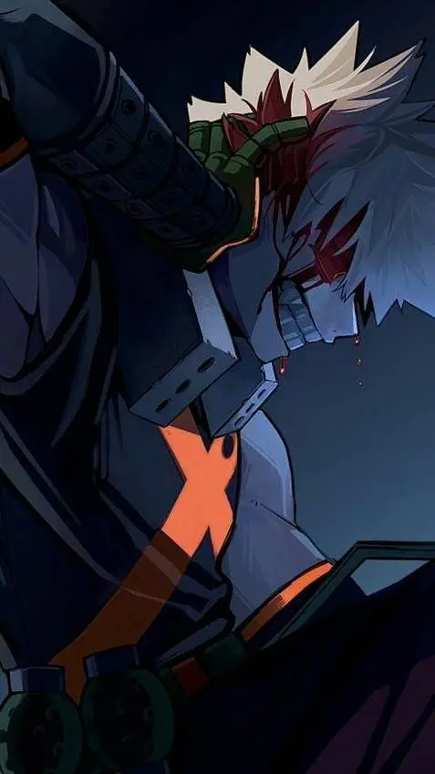 ai character: villain bakugo  background