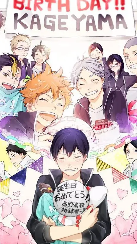 ai character: cumpleaños de kage background