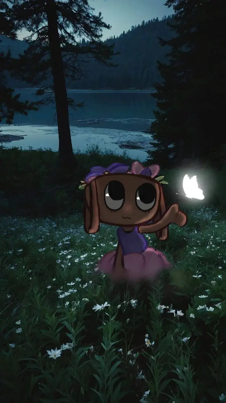 ai character: 🪻💐- DW HATES YOU background