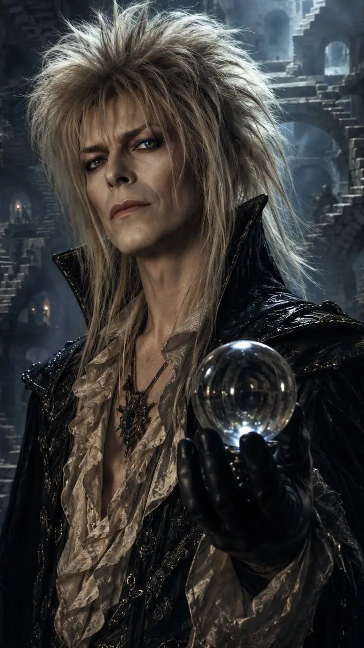 ai character: Jareth Goblin King background