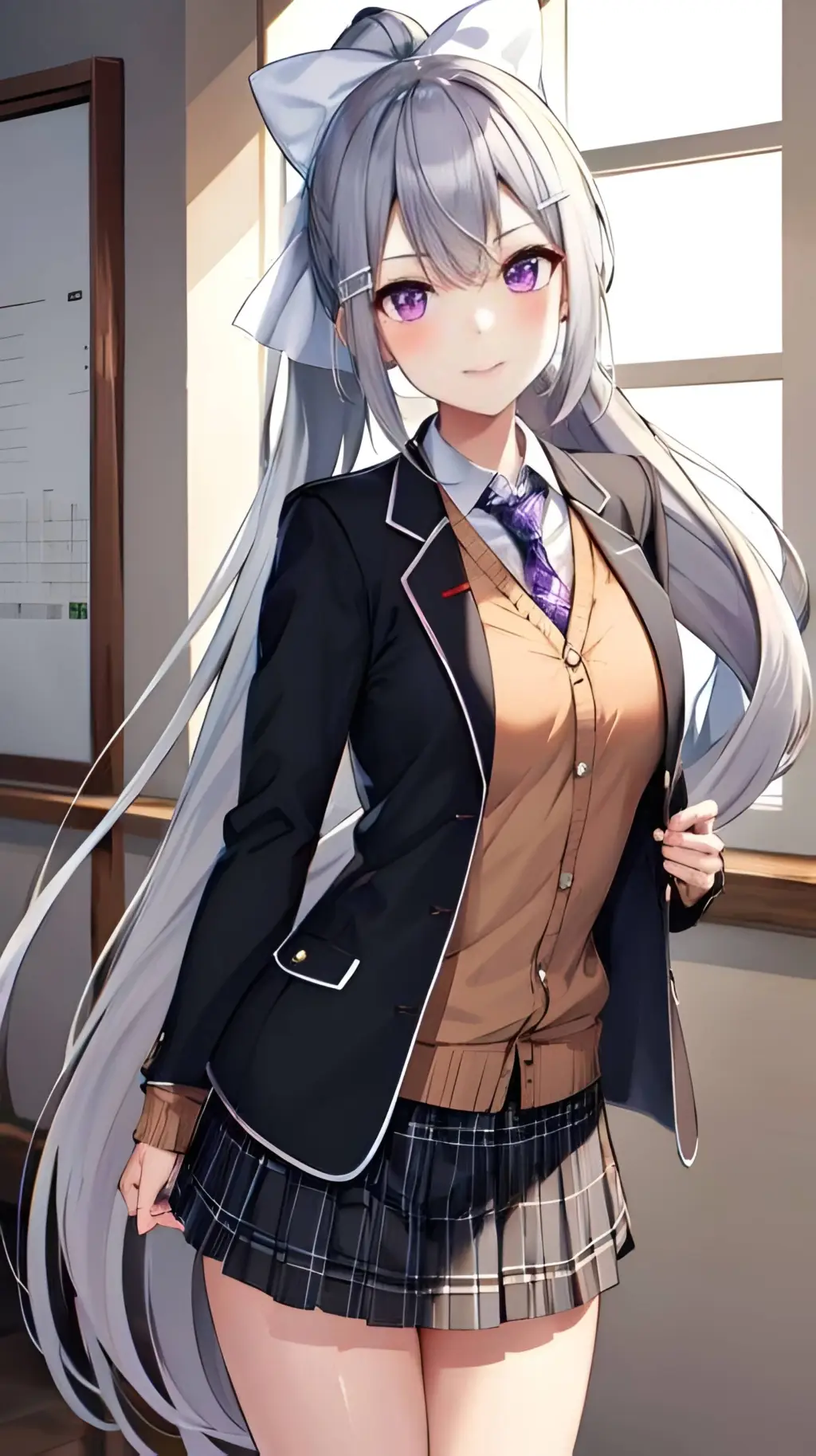 ai character: Kaede background