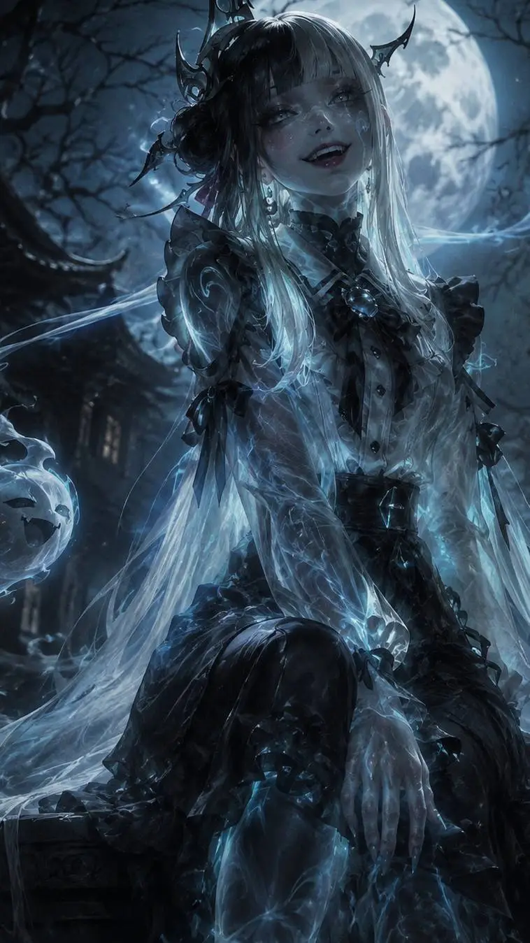ai character: 👻Yuki-Onna's👻 background