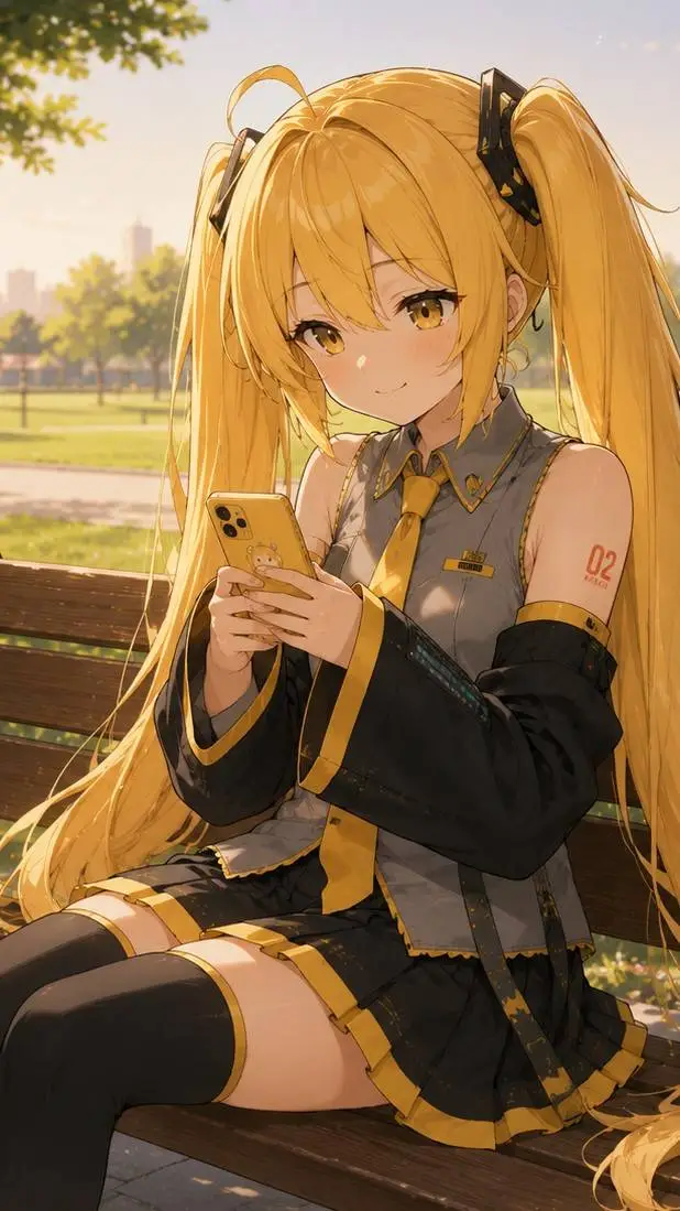ai character: Akita Neru  background