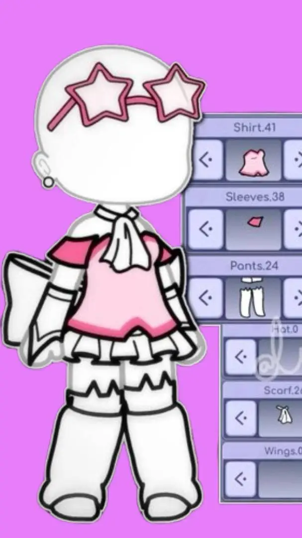 ai character: I'm stared background